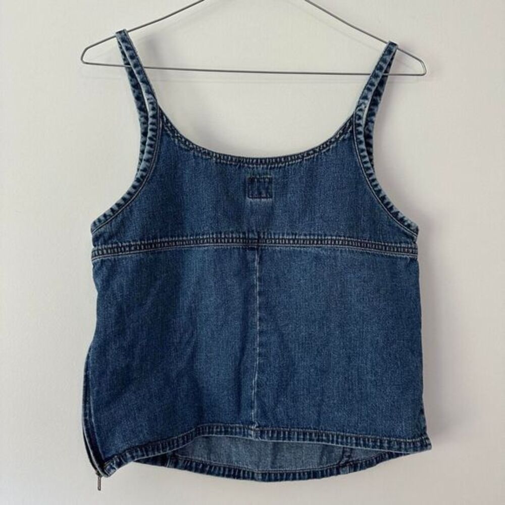Vintage American Eagle Outfitters Denim Cami Tank Top Size M - Picture 6 of 8